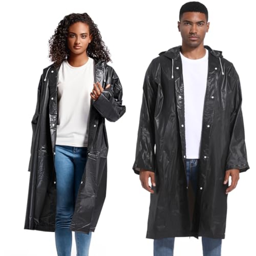 Emergency Poncho Rain - Rain Ponchos for Adults Raincoats 2