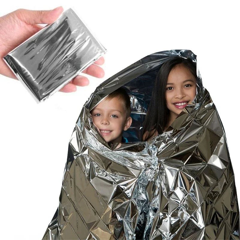 Emergency Mylar Tent - Emergent Blanket Mylar Thermal Outdoor Survive
