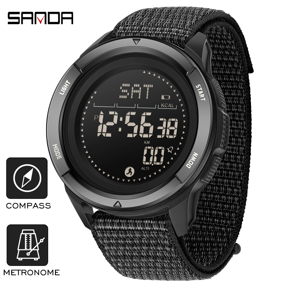 SANDA Brand Electronic Watches - Compass Lensatic incelemesi ve fiyatı