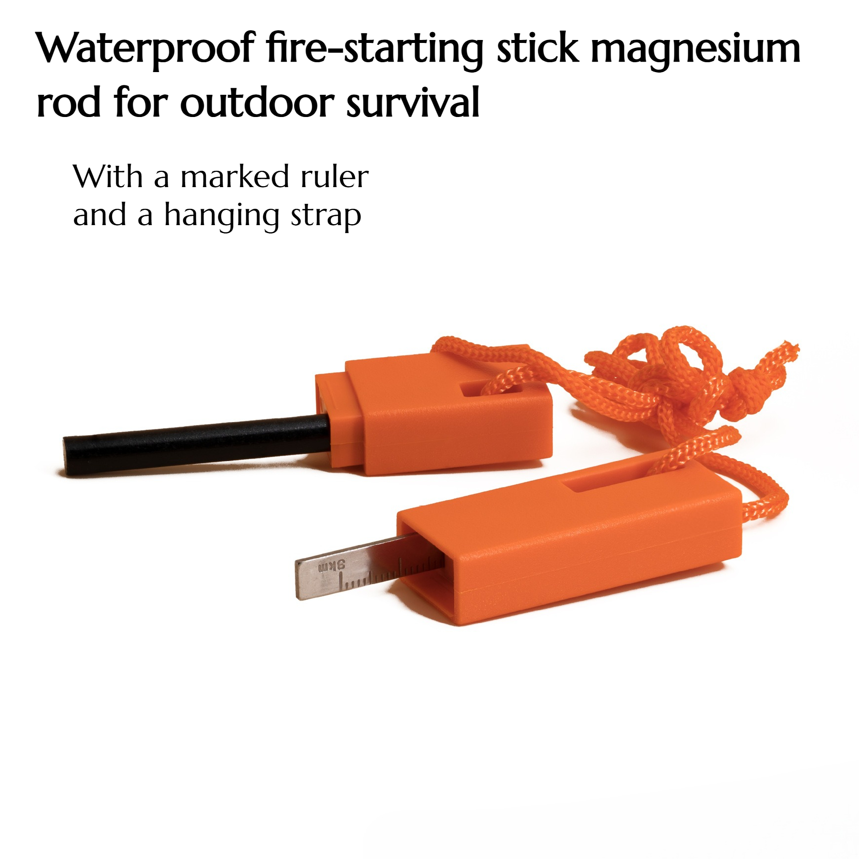 5PCS Outdoor Survival Waterpro - Magnesium Fire Starter incelemesi ve fiyatı