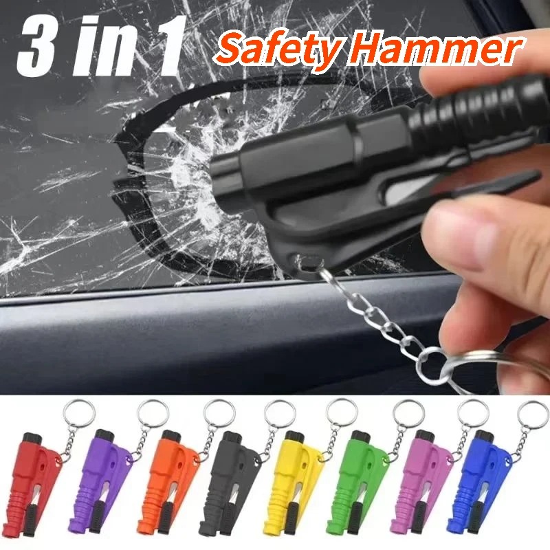1pc Mini Safety Hammer Keychai - Rescue Rope Throw incelemesi ve fiyatı