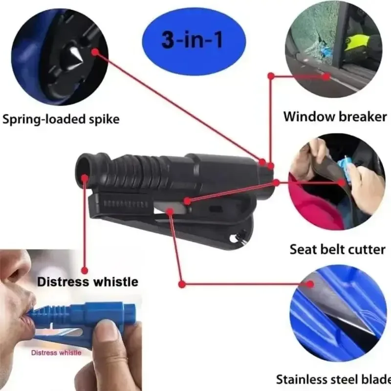 1pc Mini Safety Hammer Keychai - Rescue Rope Throw incelemesi ve fiyatı