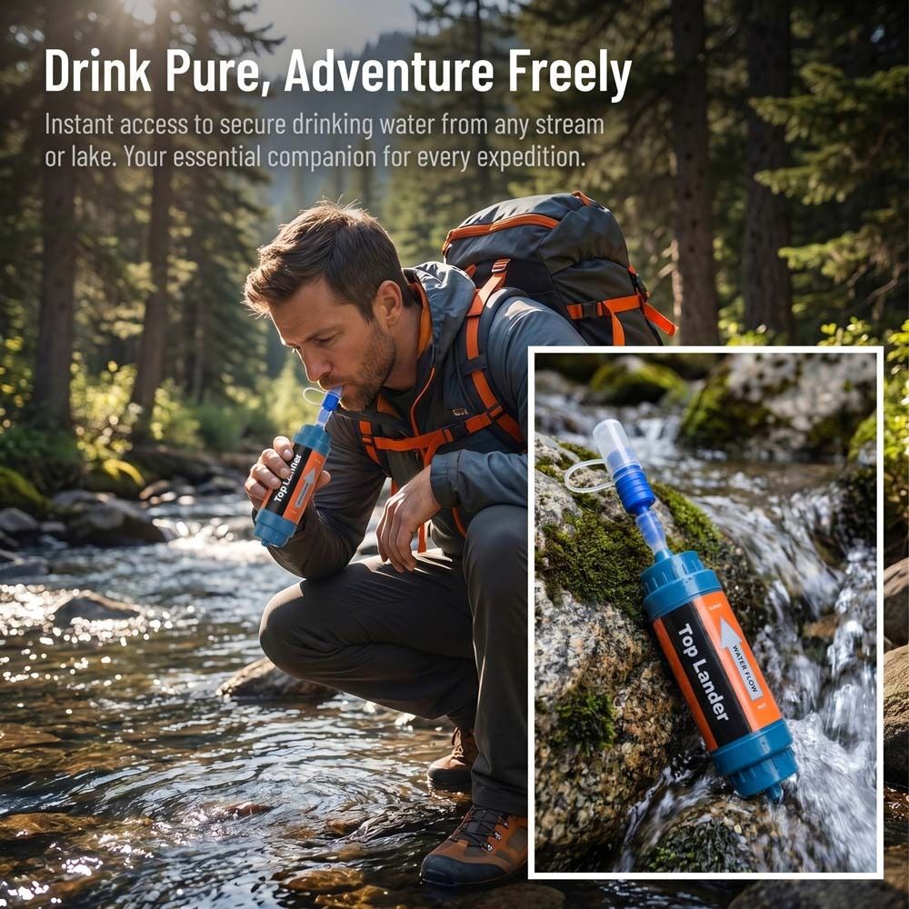 Mini Mini Water Filter Straw S - Water Purification Straw incelemesi ve fiyatı