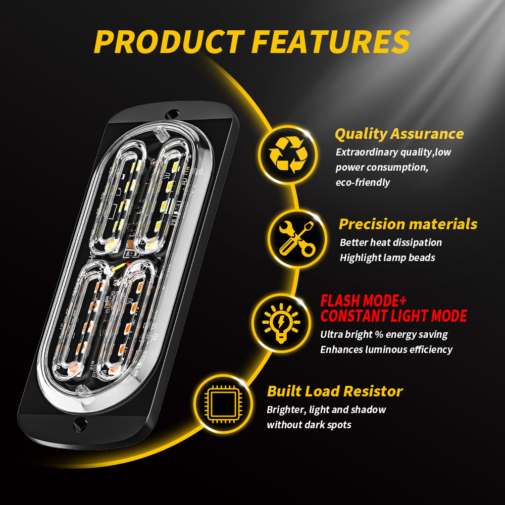 1pcs Led Strobe Warning Light  - Sos Light Strobe incelemesi ve fiyatı