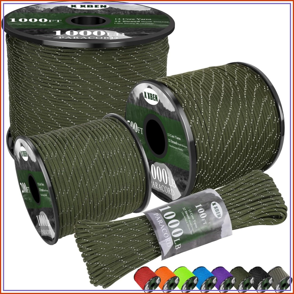 Reflective Paracord 1000lb, 50 - Para Cord 1000Ft incelemesi ve fiyatı