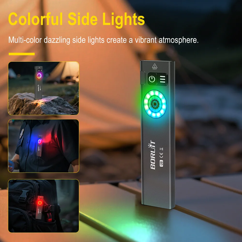 BORUiT U8 650LM EDC LED Flashl - Fishing Kit Compact incelemesi ve fiyatı