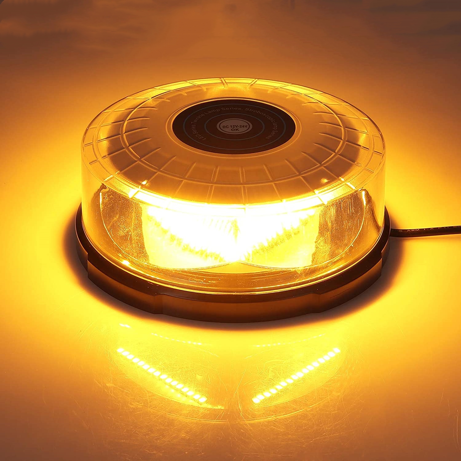 Yellow 24 LED Car Roof Ceiling - Sos Light Strobe incelemesi ve fiyatı