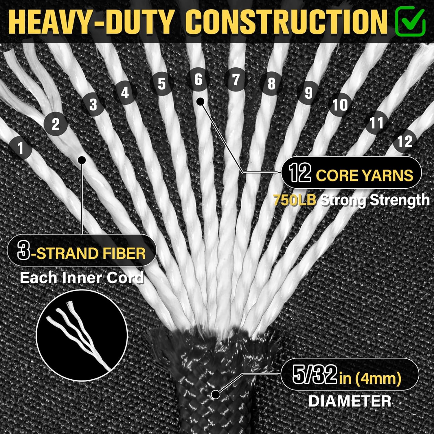 750lb Paracord Rope 1000ft/500 - Para Cord 1000Ft incelemesi ve fiyatı