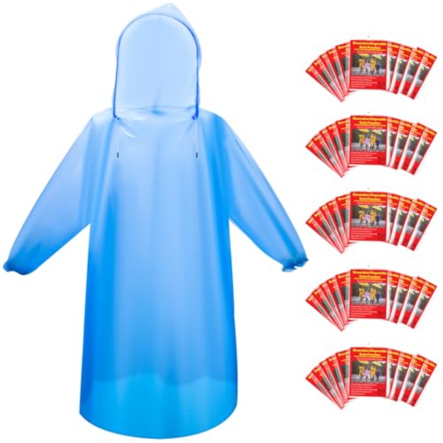 and and Disposable Rain Poncho - Emergency Poncho Rain incelemesi ve fiyatı