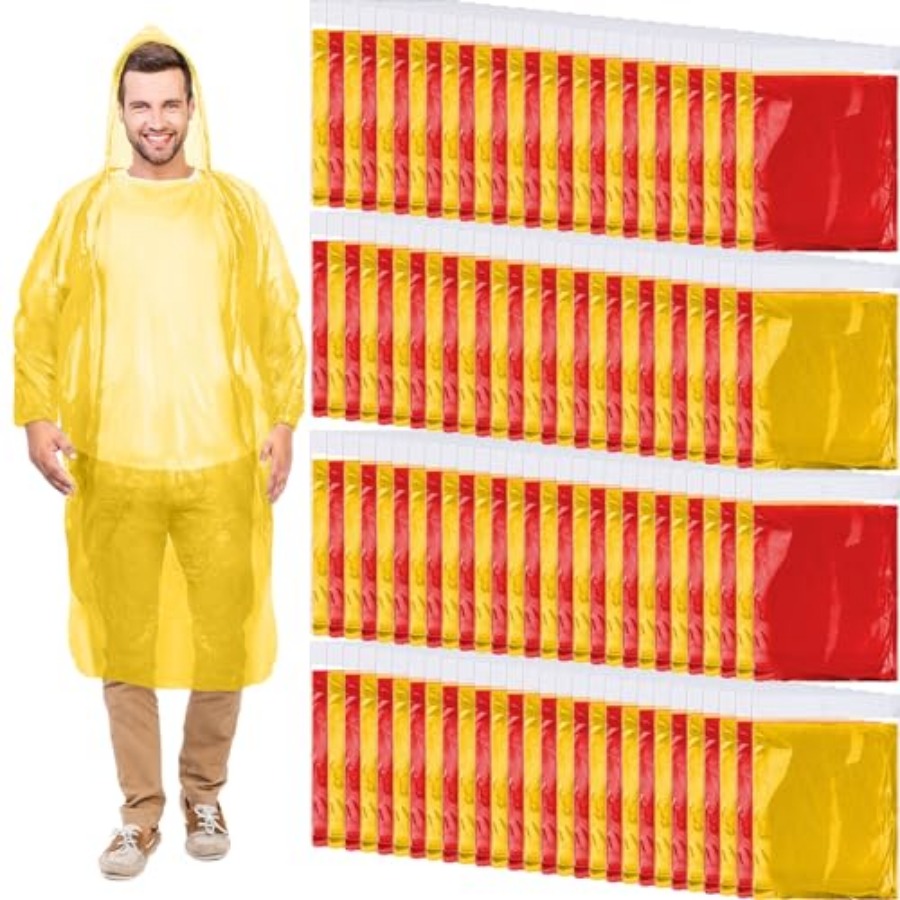 Handepo 100 Pack of Adult Rain - Emergency Poncho Rain incelemesi ve fiyatı