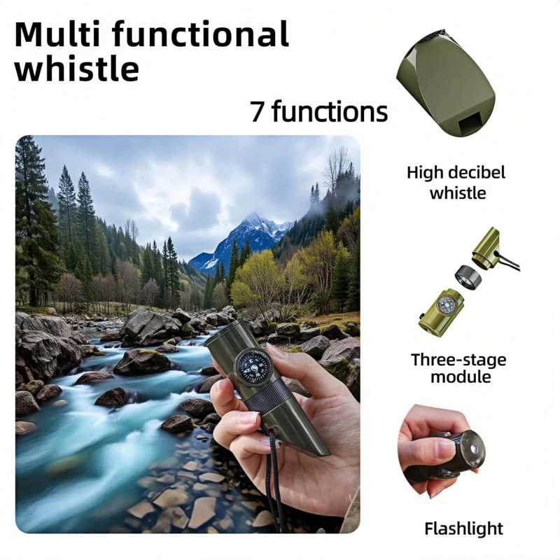 3-in-1 Emergency Whistles with - Emergency Whistle Loud incelemesi ve fiyatı