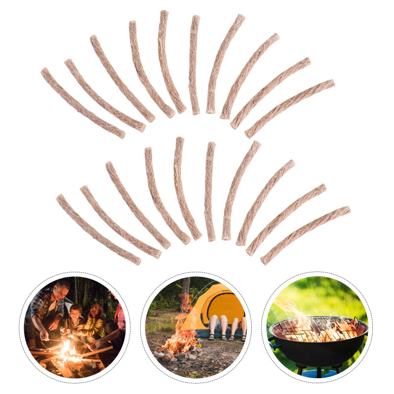 10Pcs Survival Wick Hemp Cord  - Fire Starting Kit incelemesi ve fiyatı