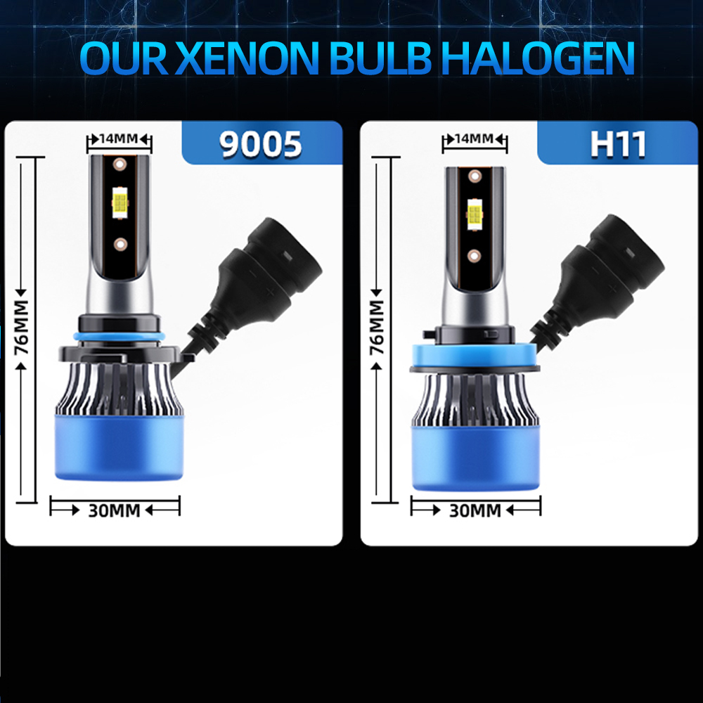 6x Combo LED Headlight 9005 H1 - Compass Lensatic incelemesi ve fiyatı