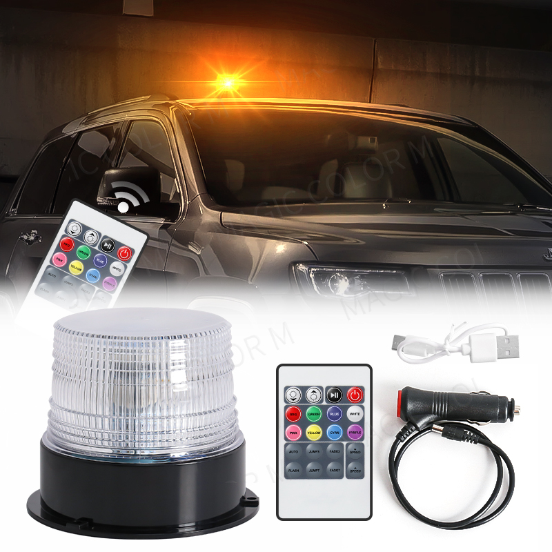 RGB LED Car Strobe Warning Lig - Sos Light Strobe incelemesi ve fiyatı