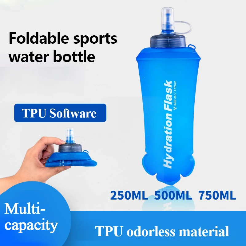 250ml 500ml 750ml Portable Fol - Water Bag Collapsible incelemesi ve fiyatı
