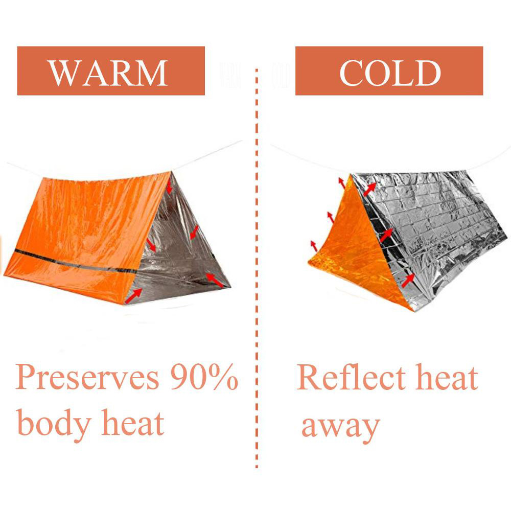 2 Person Emergency Shelter Biv - Emergency Mylar Tent incelemesi ve fiyatı