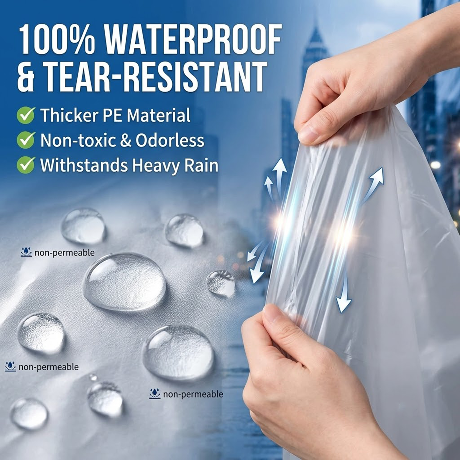 Unisex Portable Card Disposabl - Emergency Poncho Rain incelemesi ve fiyatı