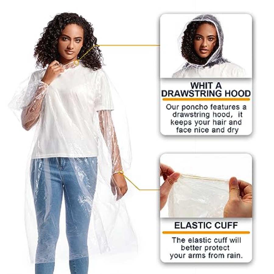 Disposable Rain Ponchos for Ad - Emergency Poncho Rain incelemesi ve fiyatı