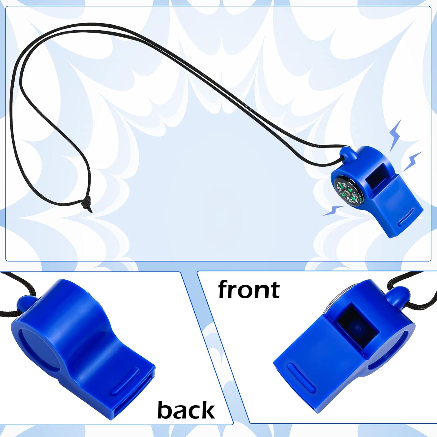 7 Pack 2-in-1 Whistle Compass  - Emergency Whistle Loud incelemesi ve fiyatı
