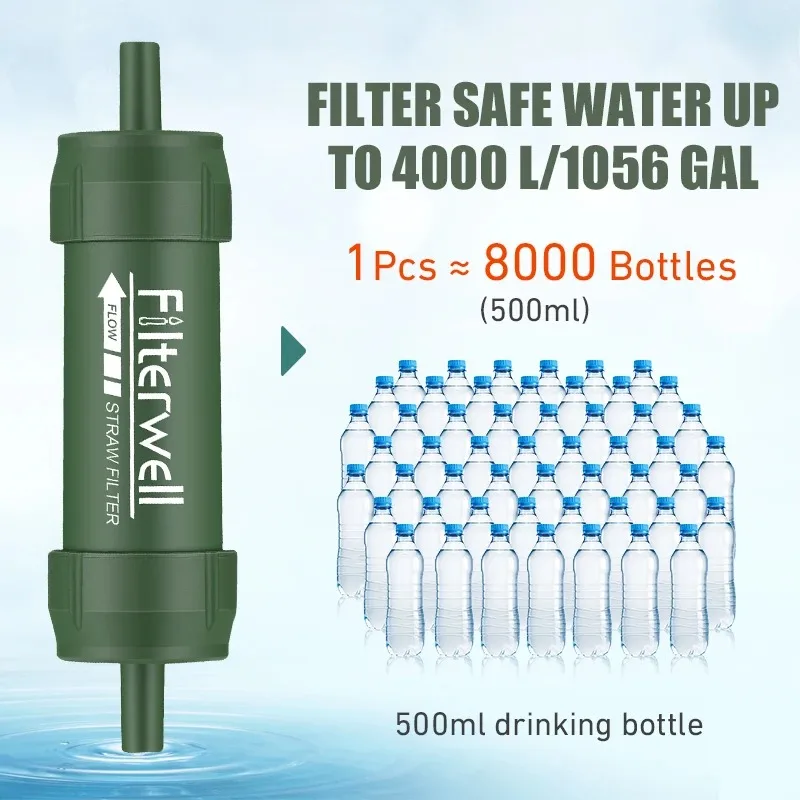 1PC Outdoor Mini Water Filter  - Water Purification Straw incelemesi ve fiyatı