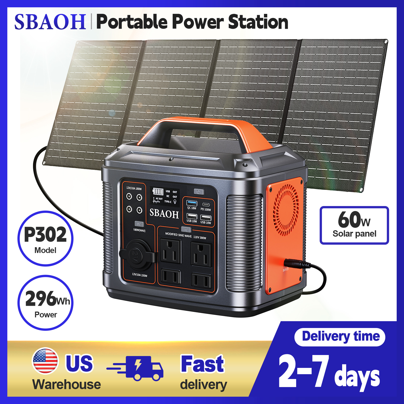 300W Portable Power Station, 2 - Solar Emergency Charger incelemesi ve fiyatı