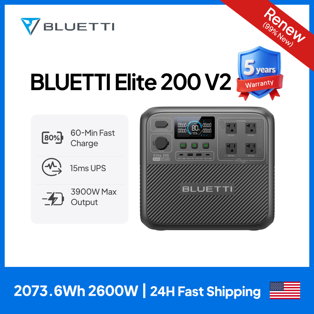 【Renew】BLUETTI Elite 200 V2 Po - Solar Emergency Charger incelemesi ve fiyatı