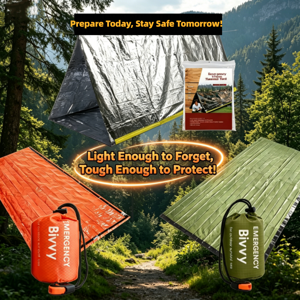 Compact Emergency Thermal Tent - Emergency Mylar Tent incelemesi ve fiyatı