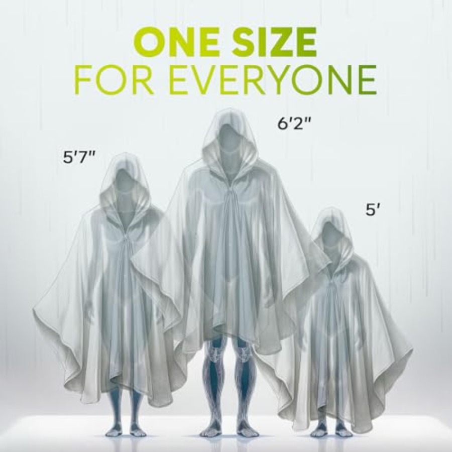 Disposable Rain Ponchos for Ad - Emergency Poncho Rain incelemesi ve fiyatı