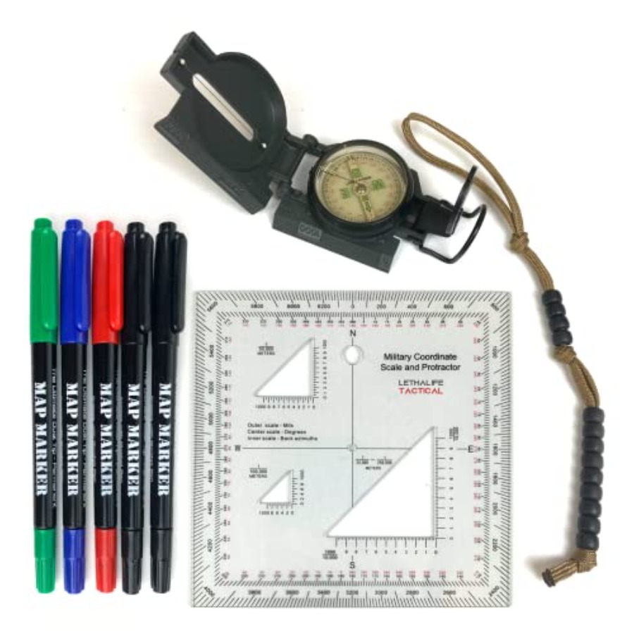 Land Nav Kit with Lensatic Com - Compass Lensatic incelemesi ve fiyatı