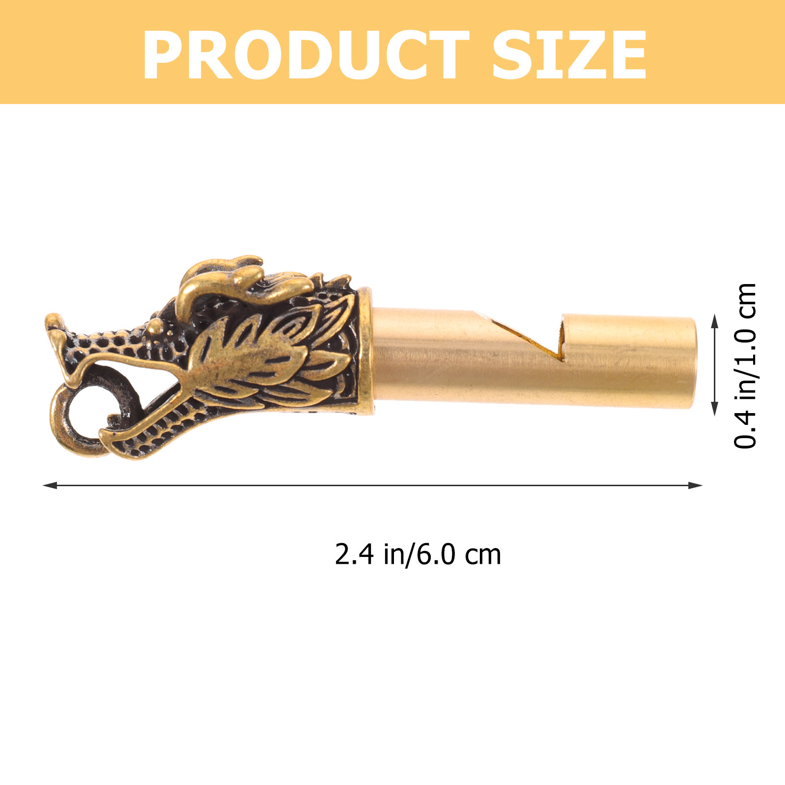 Delicate Brass Whistle Keychai - Emergency Whistle Loud incelemesi ve fiyatı