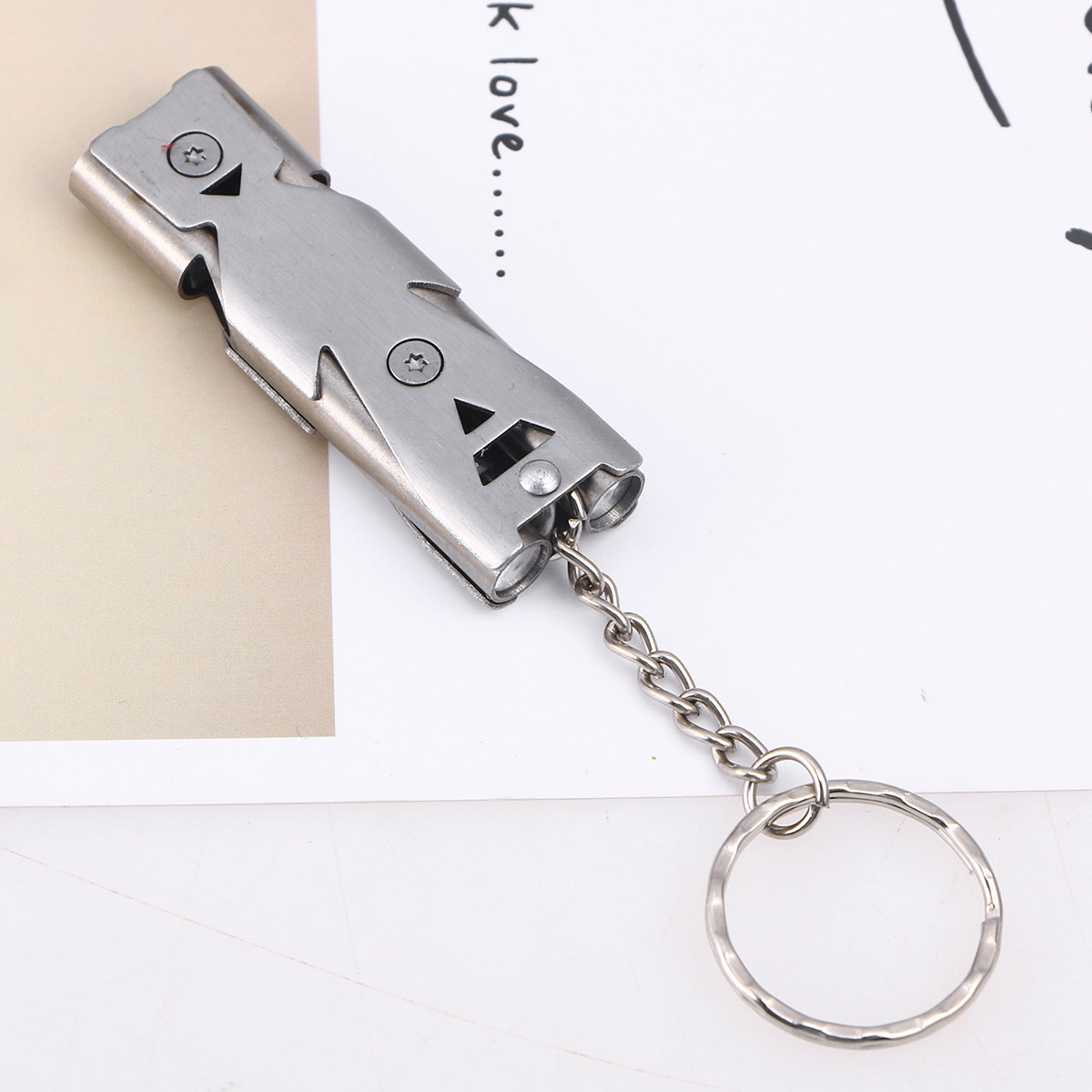 1Pcs Double Tube Survival Whis - Emergency Whistle Loud incelemesi ve fiyatı