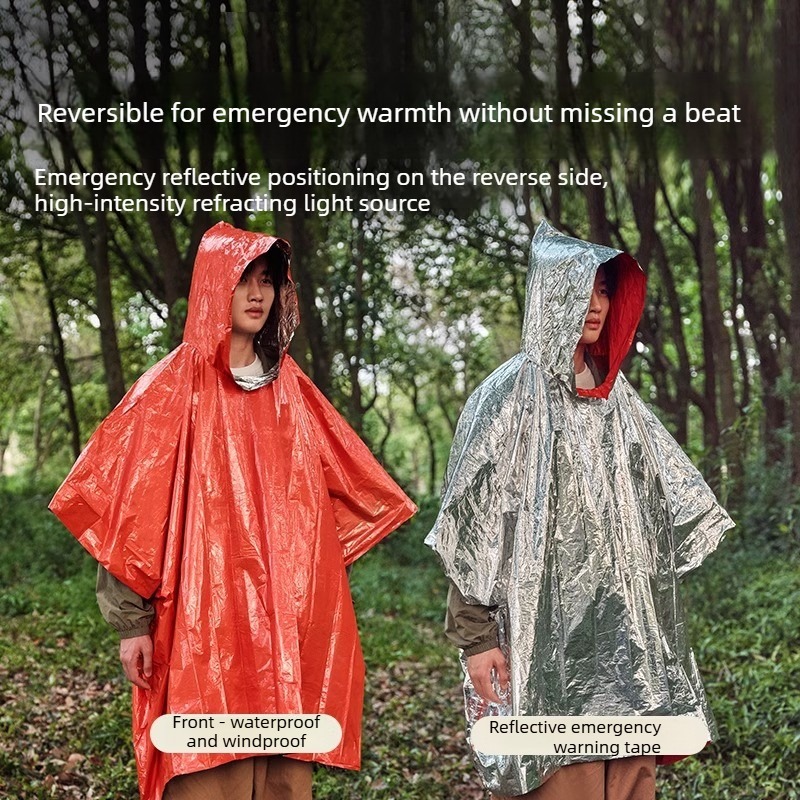 1-10PCS Emergency Blanket Ponc - Survival Blanket Reflective incelemesi ve fiyatı