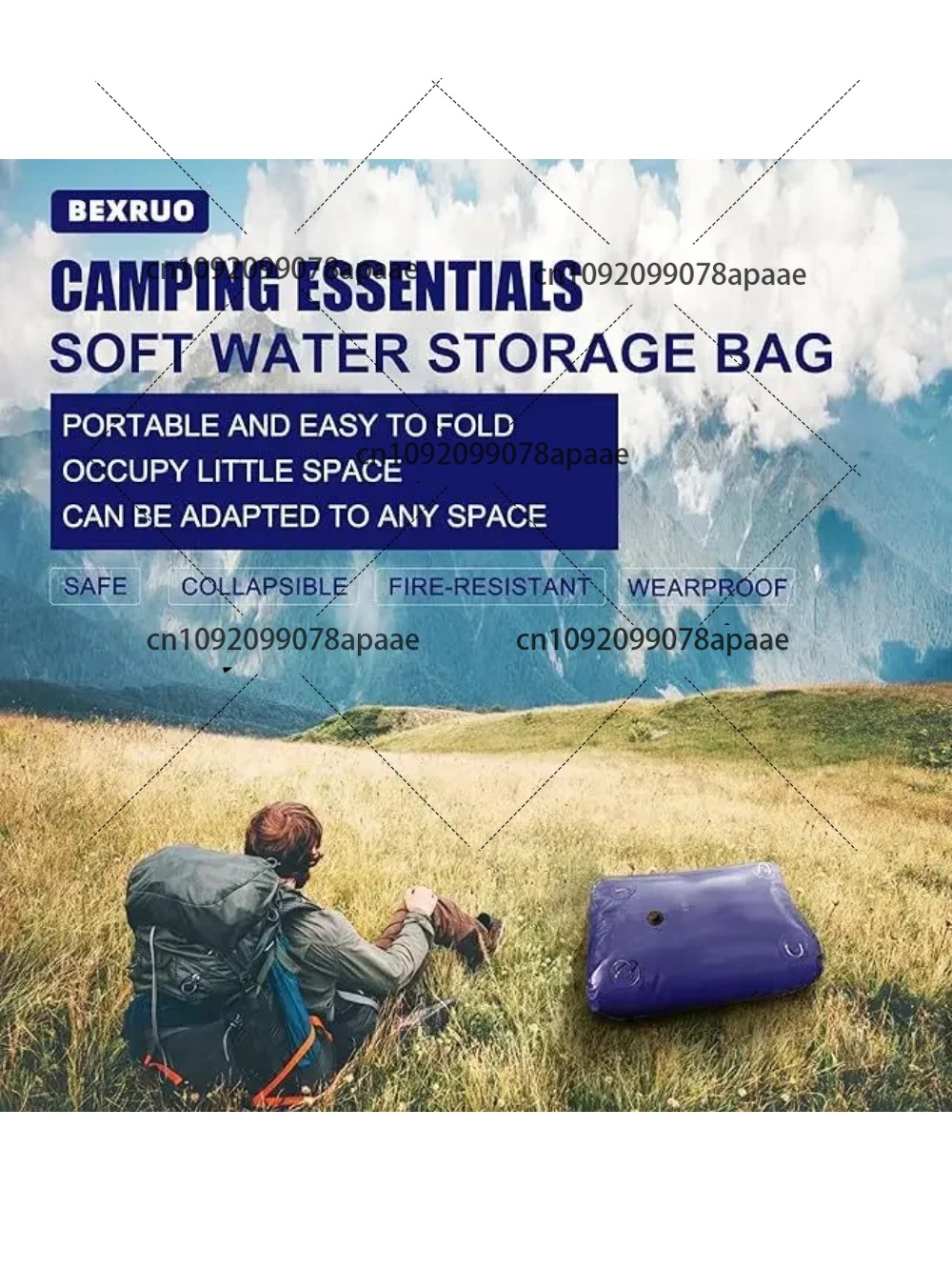 110L PVC Water Storage Bag, Po - Water Bag Collapsible incelemesi ve fiyatı