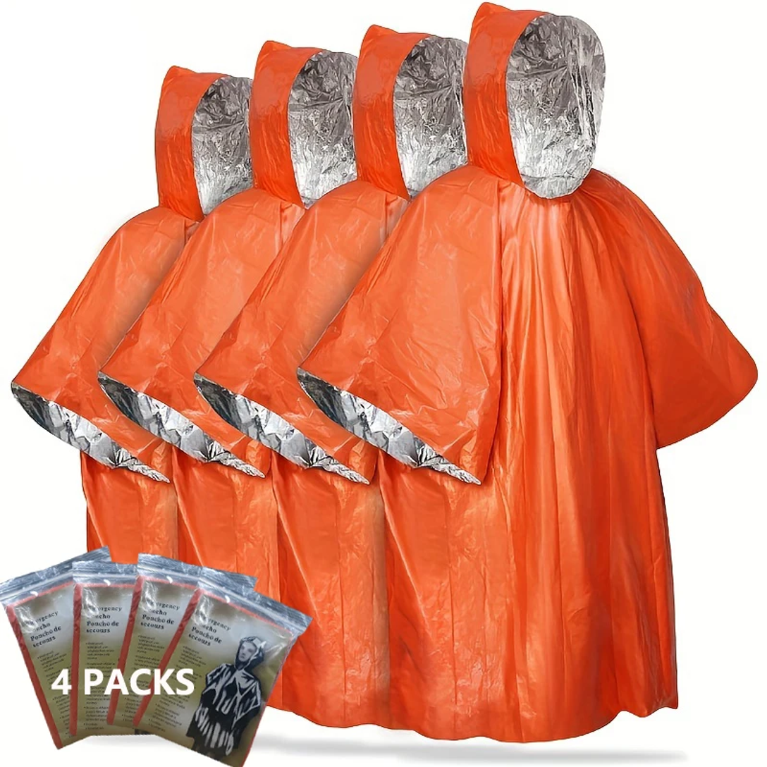 Emergency Rain Poncho with Hoo - Emergency Mylar Tent incelemesi ve fiyatı